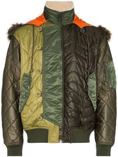 Moschino стеганая куртка A06325217