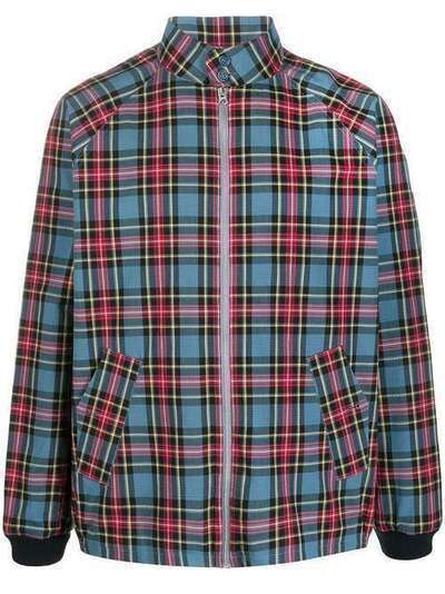 YMC куртка-рубашка в клетку тартан P5NAG