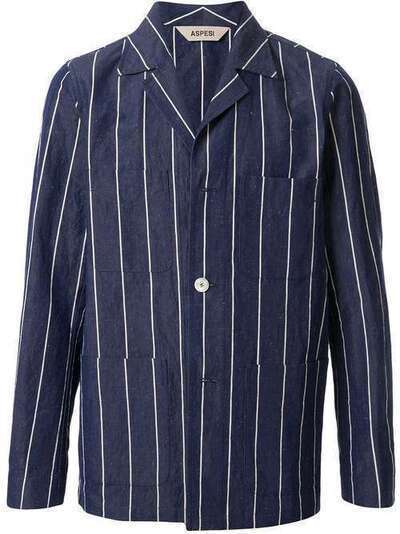 Aspesi полосатая куртка-рубашка Piji CJ24G344