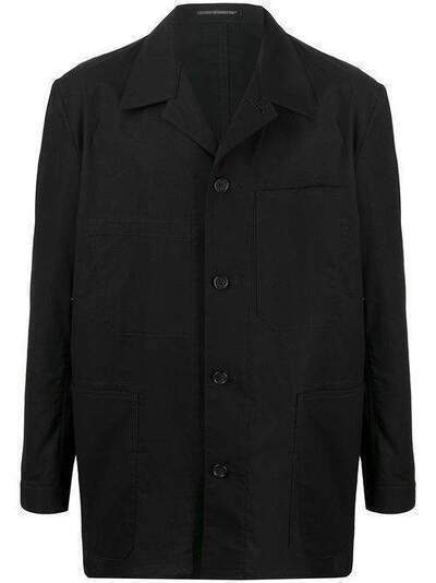 Yohji Yamamoto куртка-рубашка на пуговицах HNY01003