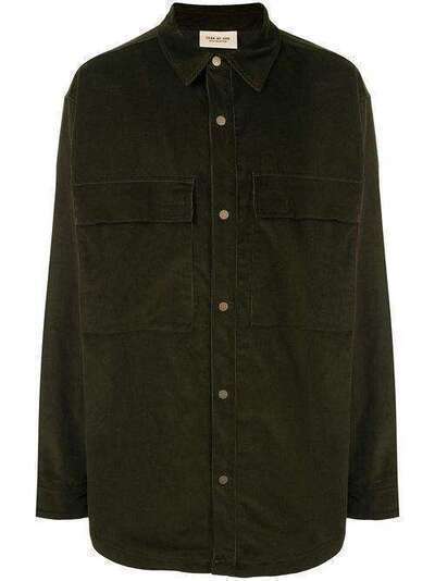 Fear Of God куртка-рубашка с нагрудными карманами 6H196006CRD