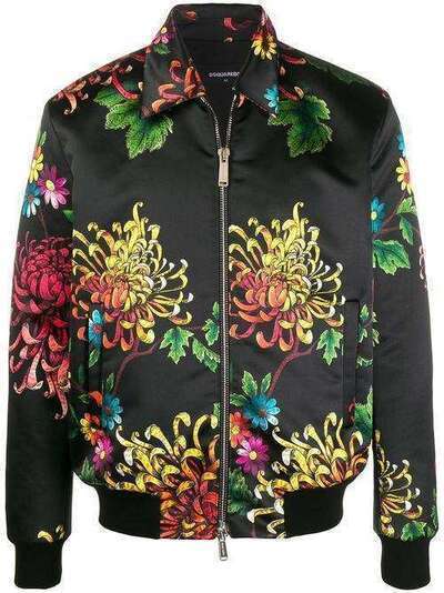 Dsquared2 куртка с цветочным принтом S71AN0176S52770