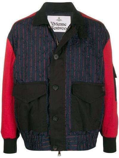 Vivienne Westwood куртка с контрастными рукавами S25AM0277S52617