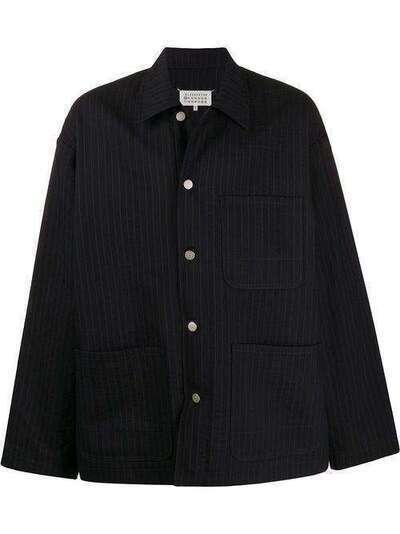 Maison Margiela полосатая куртка-рубашка S50AM0445S52645