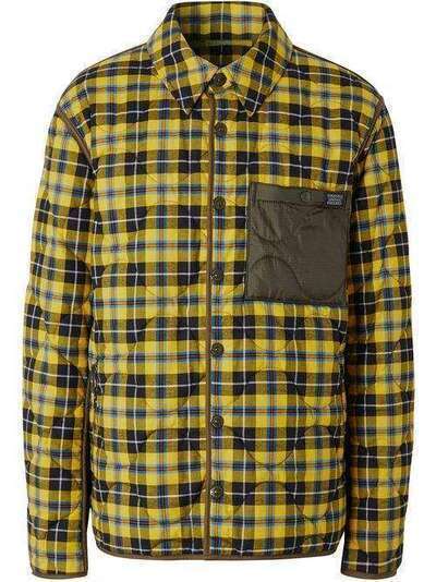 Burberry куртка-рубашка в клетку 8030778