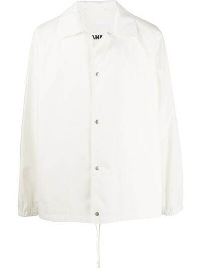 Jil Sander куртка-рубашка с логотипом JSIQ420311244900104