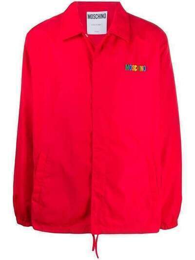 Moschino куртка-рубашка с логотипом J06350215