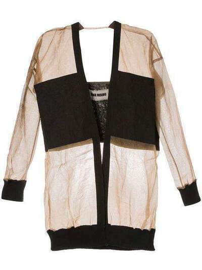 Uma Wang куртка с контрастными вставками UW6022Y58E5