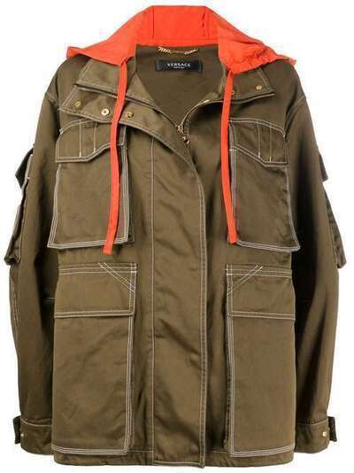 Versace куртка с объемными карманами карго A87283A229958