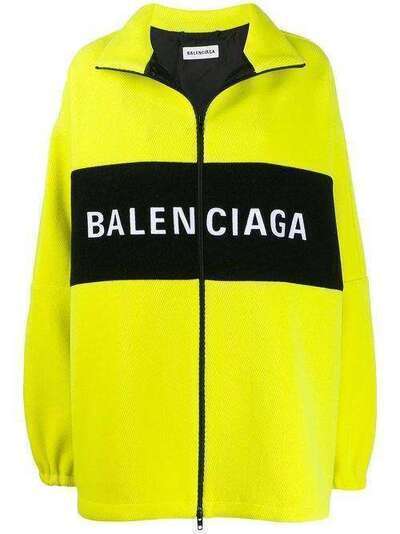 Balenciaga куртка оверсайз на молнии с логотипом 571248TGU08