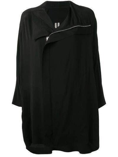 Rick Owens куртка асимметричного кроя с драпировкой RP20S1767CC