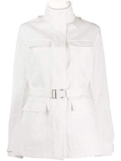Off-White куртка с поясом OWEL003R20H360680100