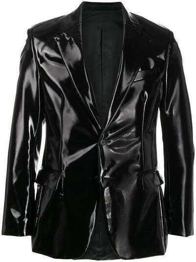 Versace однобортный глянцевый пиджак A86270A230877