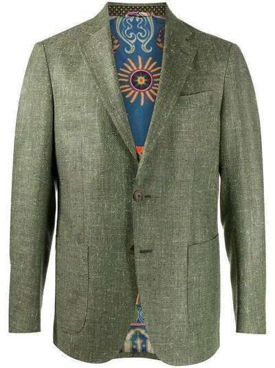 Etro твидовый пиджак 1G1081201