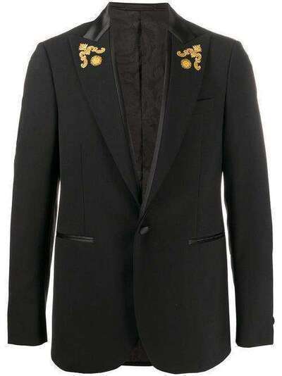 Versace пиджак с вышивкой A85284A232388