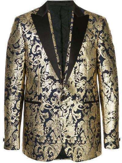 Versace пиджак с парчовым узором Barocco A85285A232851