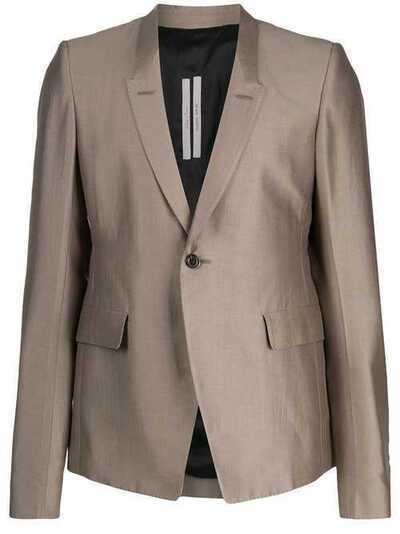 Rick Owens однобортный пиджак узкого кроя RU20S7737SC