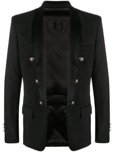 Balmain двубортный пиджак UH17140T599