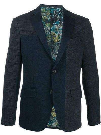 Etro пиджак с цветочным принтом 1G3140153