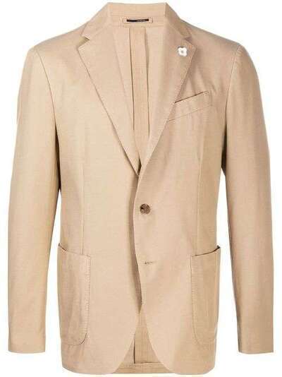 Lardini фактурный однобортный пиджак