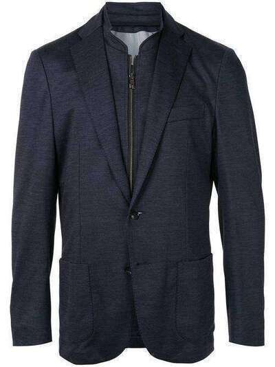 Corneliani пиджак со съемным жилетом 85X5F40120129