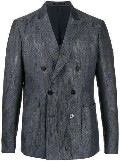 Emporio Armani пиджак с абстрактным узором 51G40051221