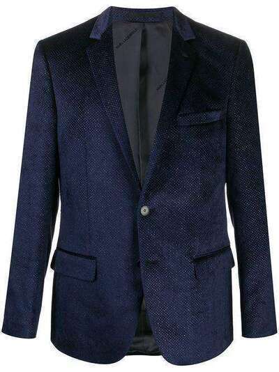 Karl Lagerfeld пиджак Clever с эффектом металлик 15520010592010