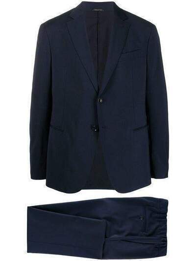 Giorgio Armani однобортный пиджак с заостренными лацканами OSGAV018T01GU