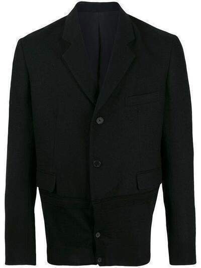 Haider Ackermann пиджак с трикотажным подолом 1943008187