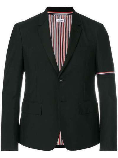 Thom Browne однобортный пиджак с высокими проймами и шелковыми лацканами MJC187C02872
