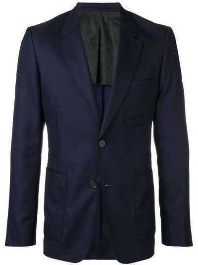 Ami Paris пиджак на двух пуговицах с частичной подкладкой E19V010202