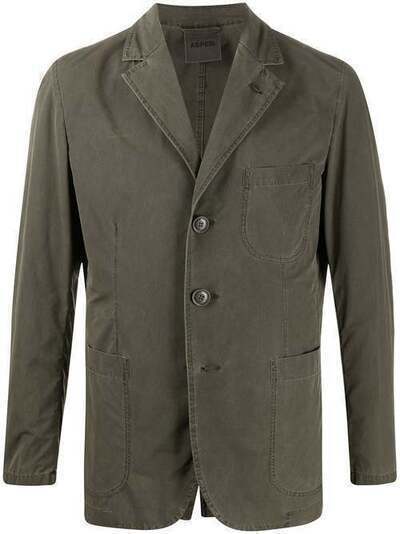 Aspesi пиджак с длинными рукавами и карманами I9289974TL