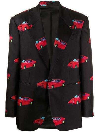 Versace пиджак с принтом A86040A234186