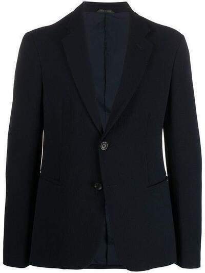 Giorgio Armani строгий пиджак узкого кроя 9SGGG06LT01EE