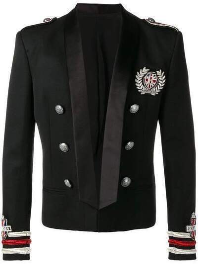 Balmain пиджак с вышитым декором W8H7120S048