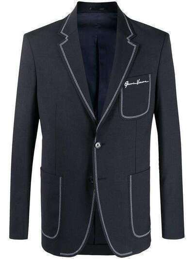 Versace пиджак строгого кроя A85287A230180