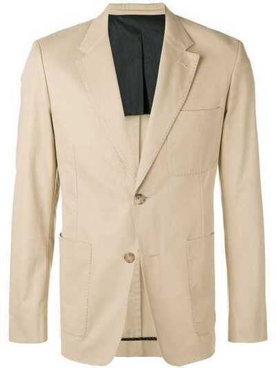 Ami Paris пиджак на двух пуговицах с частичной подкладкой E19V010210