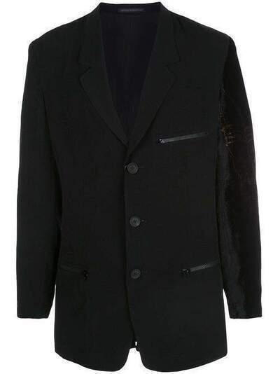 Yohji Yamamoto однобортный пиджак HNJ66806
