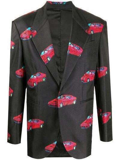Versace пиджак с принтом A86030A234186