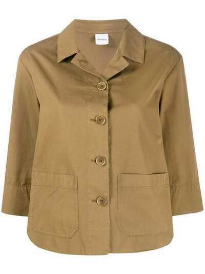 Aspesi куртка-рубашка с накладными карманами H3102561