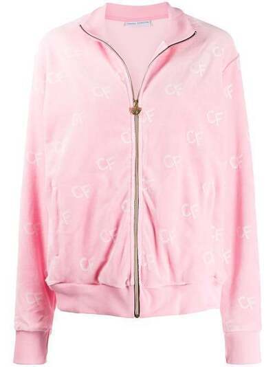 Chiara Ferragni monogram print track jacket CFF087