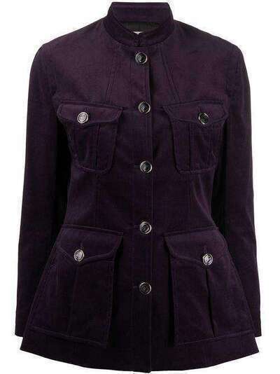 Temperley London бархатный приталенный пиджак 20SEMA53438