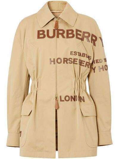 Burberry куртка Horseferry с аппликацией-логотипом 4564167