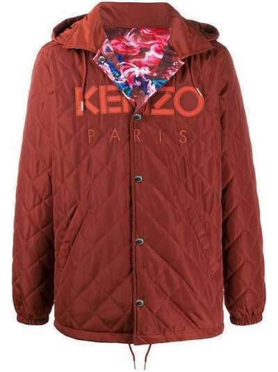 Kenzo двусторонняя куртка с принтом Kenzo World F965OU3641NH
