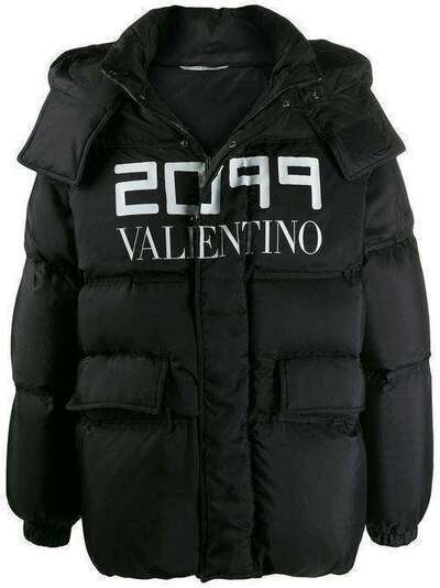 Valentino куртка-пуховик с логотипом 2099 SV0CNA755NV