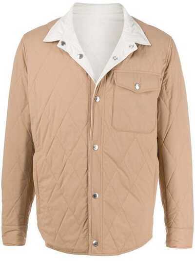 Brunello Cucinelli двусторонняя непромокаемая куртка-рубашка MM4596155CY256