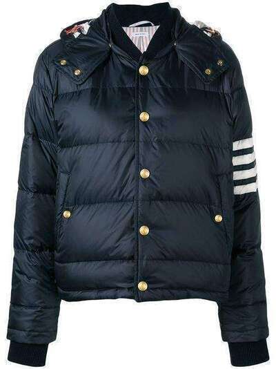 Thom Browne куртка-бомбер с полосками 4-Bar MJD061X05411