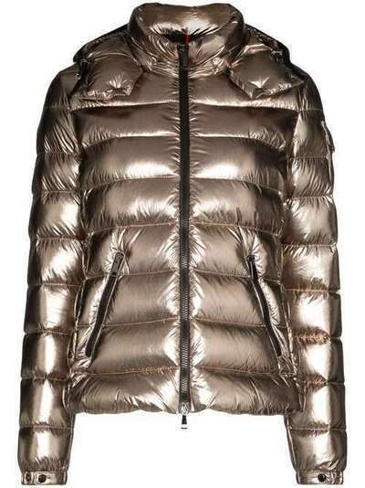 Moncler пуховик с эффектом металлик 4688405C0291