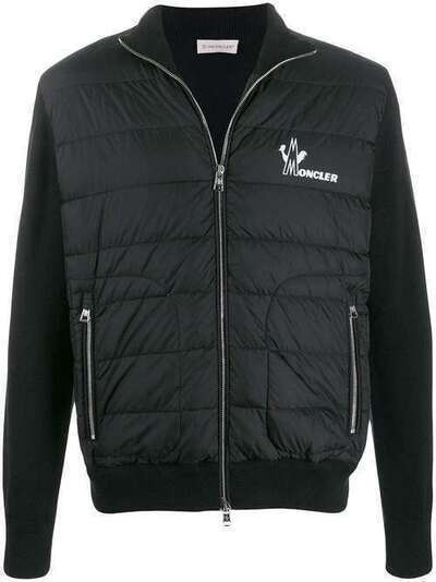 Moncler куртка с дутыми вставками и логотипом 9422350A9071