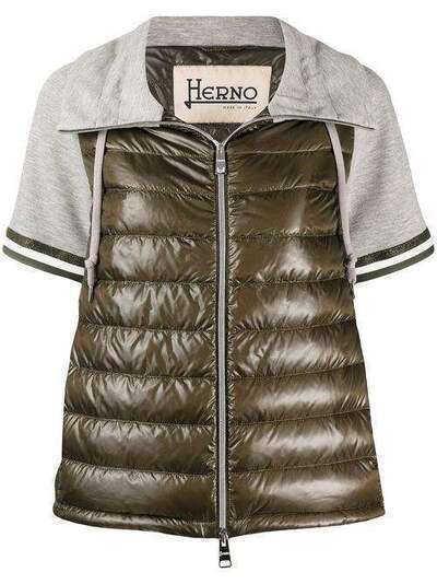 Herno стеганая куртка с короткими рукавами PI1083D12017